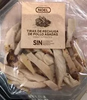चीनी की मात्रा Tiras de pechuga de pollo asadas