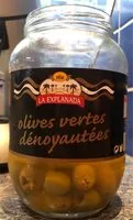 Suhkru kogus sees Olives vertes dénoyautées