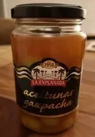 Suhkru kogus sees Aceitunas Gazpacha