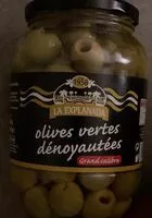 Suhkru kogus sees Olives vertes denoyautées grand calibre