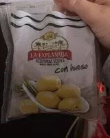 Suhkru kogus sees Aceitunas verdes enteras