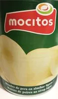 Sokerin määrä sisällä Mitades de pera en almibar ligero