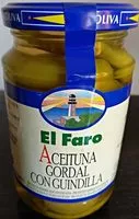 İçindeki şeker miktarı Aceituna gordal con guindillas
