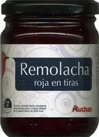 Zuckermenge drin Remolacha roja en tiras