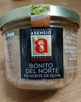 Jumlah gula yang masuk Bonito del Norte en aceite de oliva