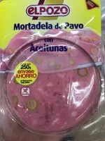 Amount of sugar in Mortadela de pavo con aceitunas