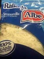 Quantité de sucre dans Mozzarella Rallada