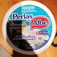 Quantité de sucre dans Perlas de mozzarella fresca