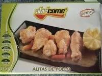 İçindeki şeker miktarı Alitas de pollo