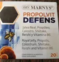 Quantité de sucre dans Propolvit defens
