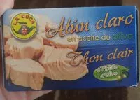 含糖量 Atún claro en aceite de oliva LA COCA