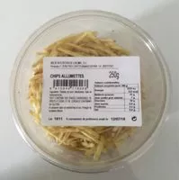 Zuckermenge drin Chips allumettes