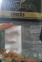 Cantidad de azúcar en Snaks Manjares