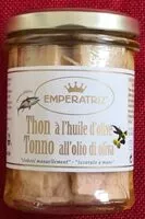 Sokerin määrä sisällä Thon Albacore à l'huile d'olive