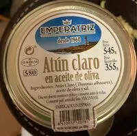 Sokerin määrä sisällä Atún claro en aceite de oliva