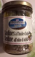 Sokerin määrä sisällä Sardines à l'huile d'olive