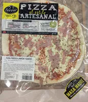 चीनी की मात्रा Pizza al estilo artesanal Jamón y queso