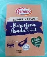 Количество сахара в Burger de pollo con berenjena asada y miel