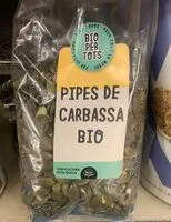 Cantidad de azúcar en Pipes de carbassa