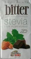 Количество сахара в Chocolate bitter stevia con almendras