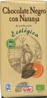 Количество сахара в Chocolate negro con naranja ecológica