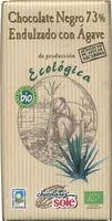 Количество сахара в Chocolate negro 73% endulzado con ágave ecológico