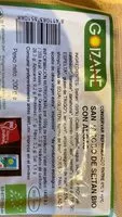 Cantidad de azúcar en San jacobo de seitan bio con algas