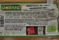 Cantidad de azúcar en Vegetales de tofu ahumadas bio