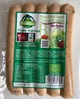 Sokerin määrä sisällä Salchichas vegetales de tofu