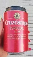 चीनी की मात्रा Cerveza Cruzcampo especial