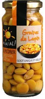Quantité de sucre dans Graines de Lupin