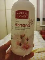 Suhkur ja toitained sees Natural honey