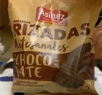 Sokerin määrä sisällä Galletas rizadas chocolate