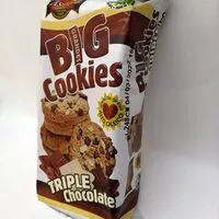 Sokerin määrä sisällä Big cookies triple chocolate