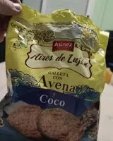 Sokerin määrä sisällä Galleta con avena y coco