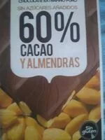İçindeki şeker miktarı Chocolate extrafino puro de cacao con almendras
