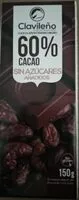 İçindeki şeker miktarı Chocolate Extrafino Negro 60% Cacao