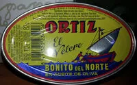 Количество сахара в Ortiz, white tuna in olive oil
