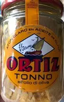 Sucre et nutriments contenus dans Ortiz tonno