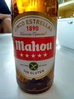चीनी की मात्रा Cerveza sin gluten