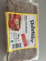 入っている砂糖の量 Pan con avena haferbrot