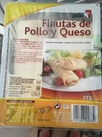 Cantidad de azúcar en Flautas de pollo y queso