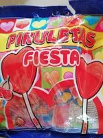 İçindeki şeker miktarı Piruleta de cereza con forma de corazón