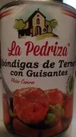 Suhkru kogus sees Albóndigas de ternera con guisantes