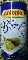 Suhkru kogus sees La berenjena