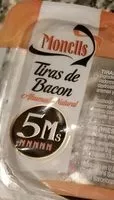 चीनी की मात्रा Tiras de Bacon Ahumado Natural