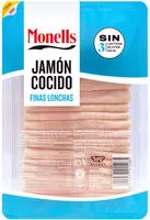 चीनी की मात्रा jamón cocido