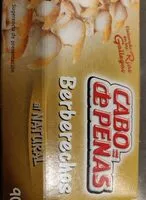 Amount of sugar in Berberechos al natural