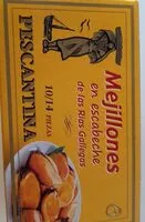 Количество сахара в Mejillones en escabeche