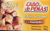 Amount of sugar in Cabo de Peñas Rodaja de Calamar a la Marinera